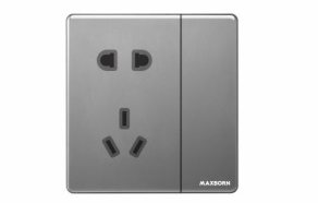 KG014一位单级开关二三级插座