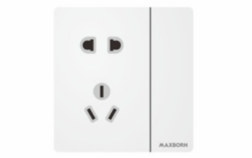 KG100五孔插座带单开关