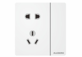 KG100五孔插座带单开关