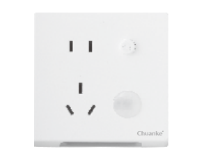 D001  LED感应地脚灯带五插座